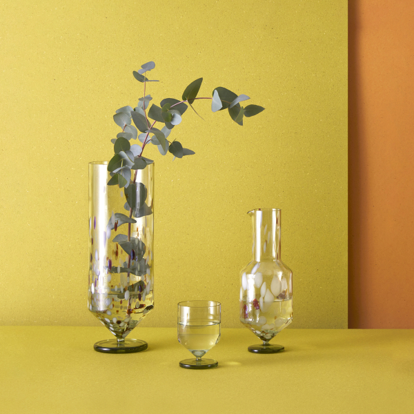 Accessories Vase Váza na květiny Dot, tmavý smoke