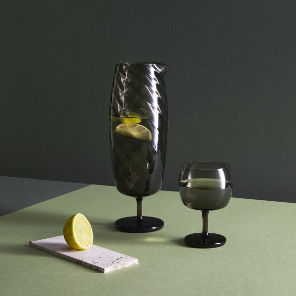Accessories Vase Váza na květiny Hush, tmavý smoke