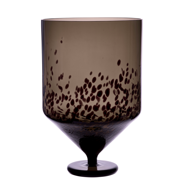 Novelties Dot Váza na květiny Dot, tmavý smoke